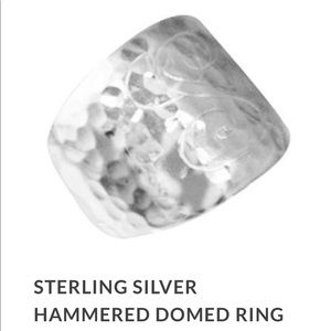 Sterling Silver Hammered Ring